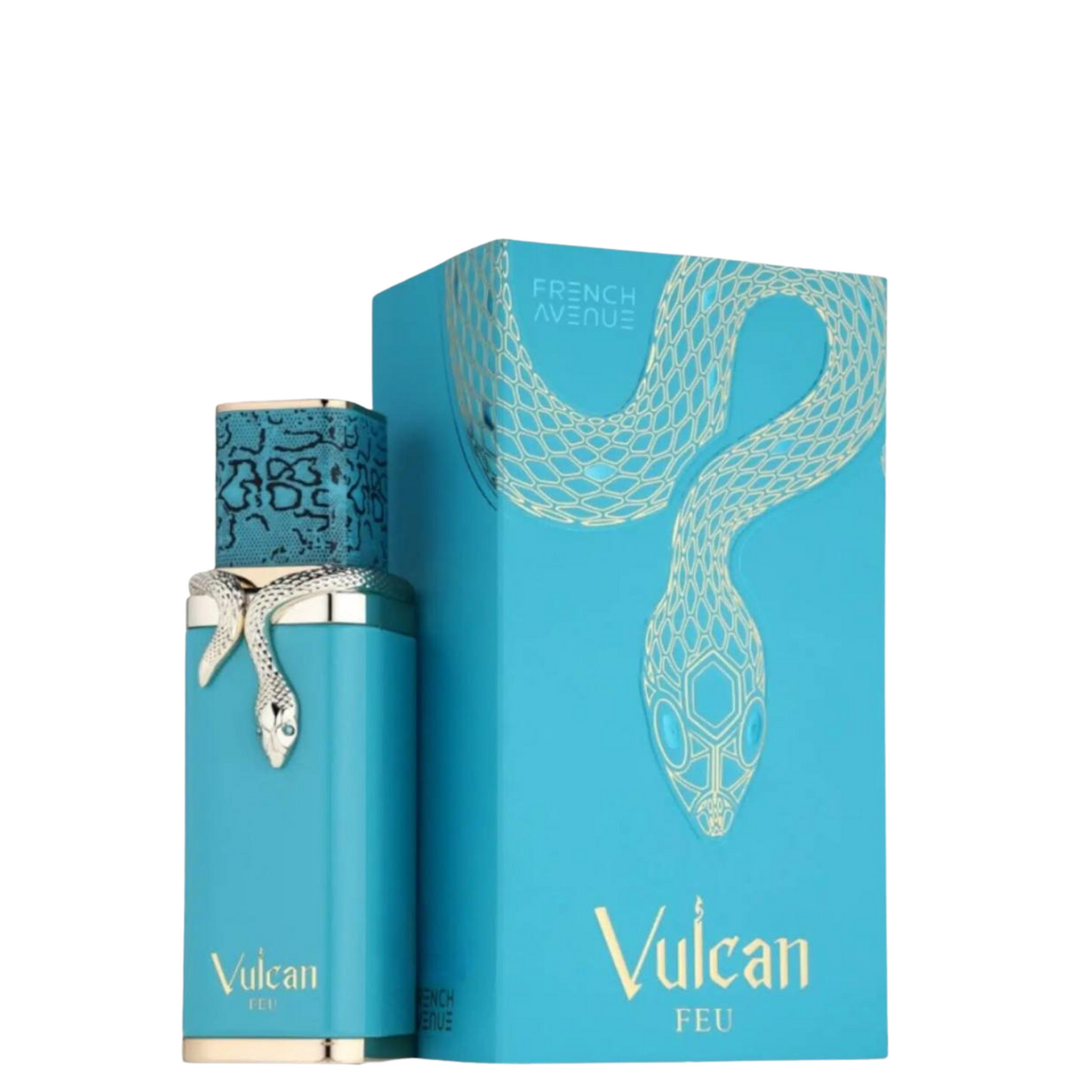 בושם לגבר Vulcan Feu מבית French Avenue | אקסטרייט דה פרפיום Extrait De Parfum | מ"ל 100 | בהשראת סטפן הומברט לוקס גוד אוף פייר