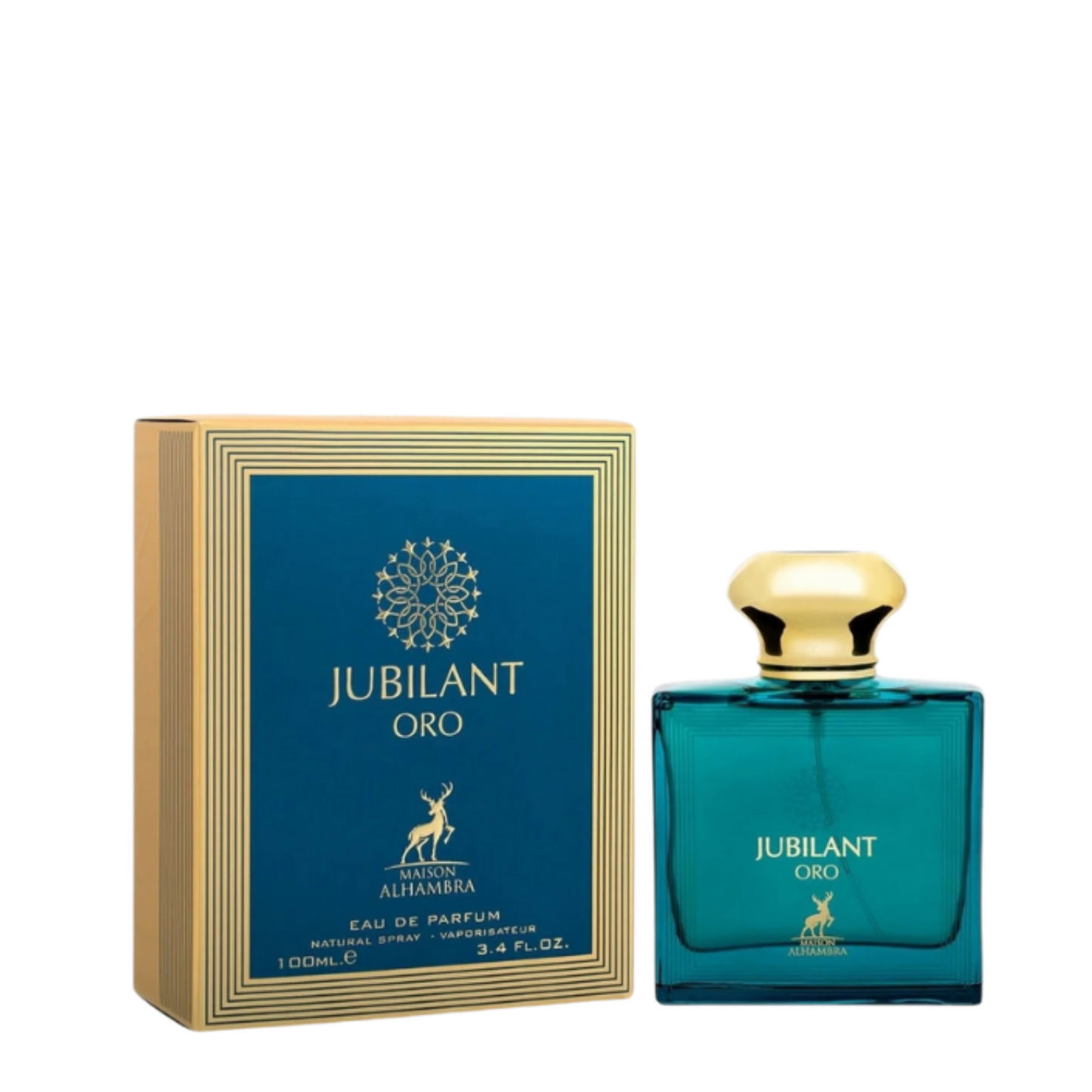 בושם לגבר Jubilant Oro מבית Maison Alhambra | או דה פורפיום E.D.P | מ"ל 100 | בהשראת ארוס של ורסצ'ה
