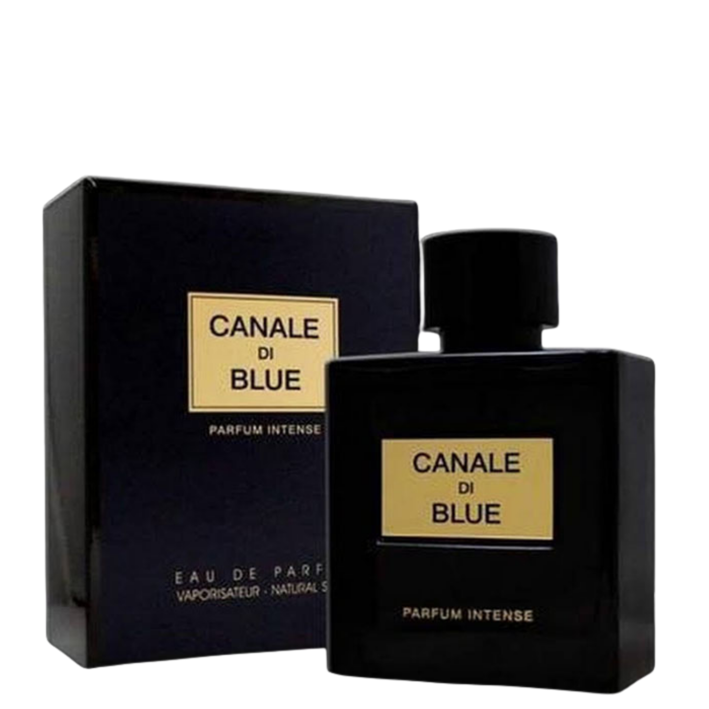 בושם לגבר Canale Di Blue Parfum Intense מבית Fragrance World | או דה פורפיום E.D.P | מ"ל 100 | בהשראת שאנל בלו אינטנס