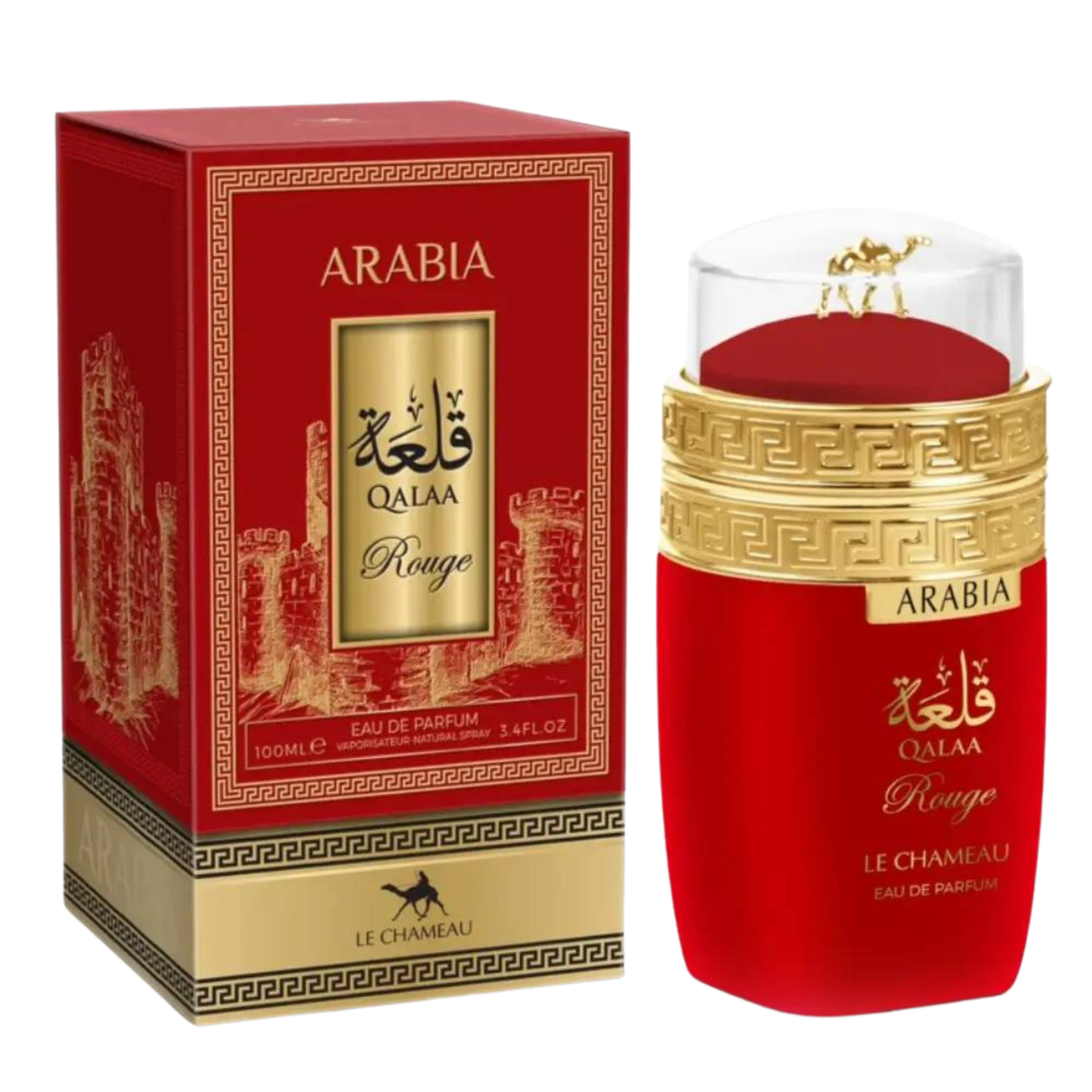 בושם יוניסקס ARABIA QALAA ROUGE מבית Le Chameau | או דה פרפיום E.D.P | ארביה קלעה רוז' מבית לה שאמו