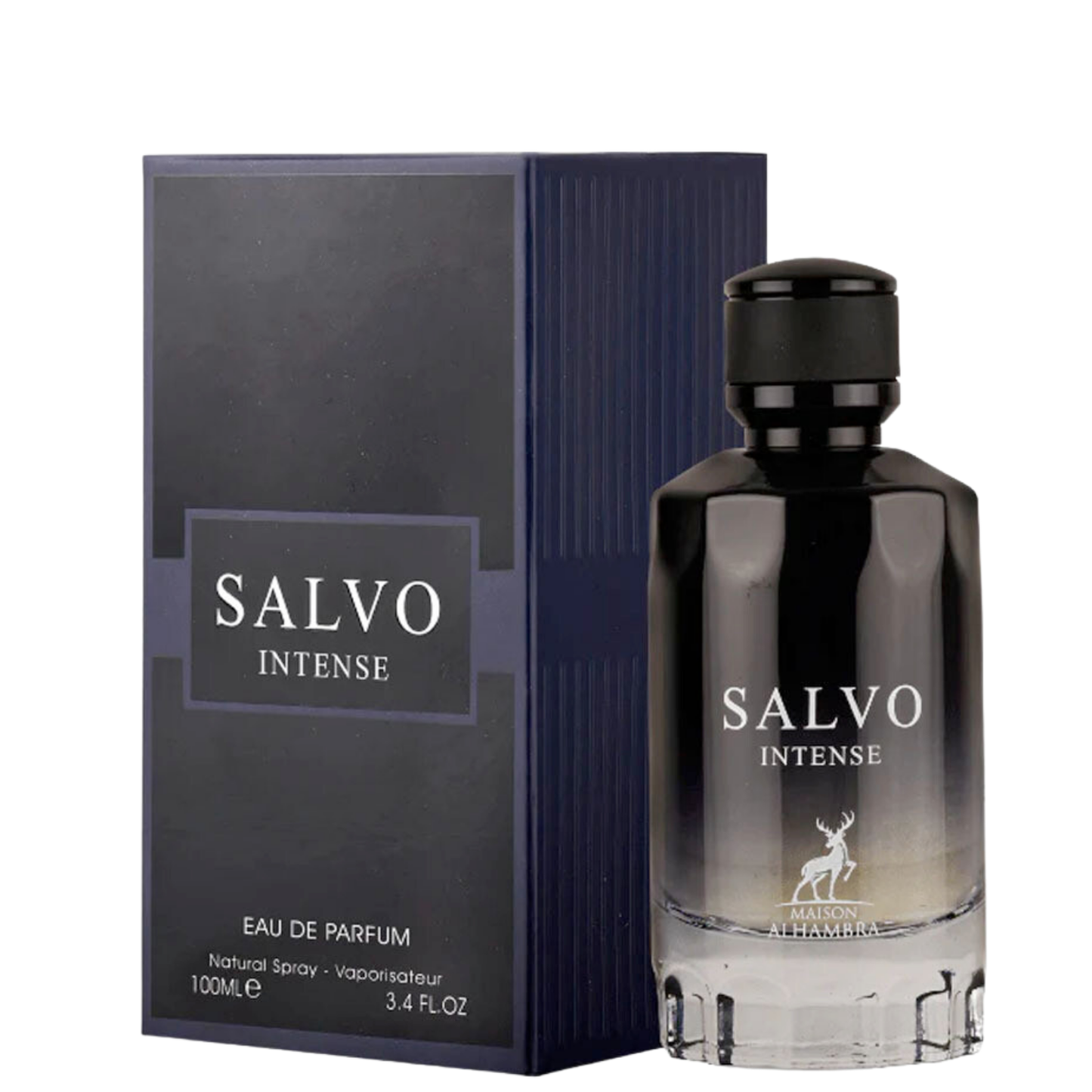 בושם לגבר Salvo Intense מבית Maison Alhambra | או דה פורפיום E.D.P | מ"ל 100 | בהשראת סובאז' אליקסיר של דיור