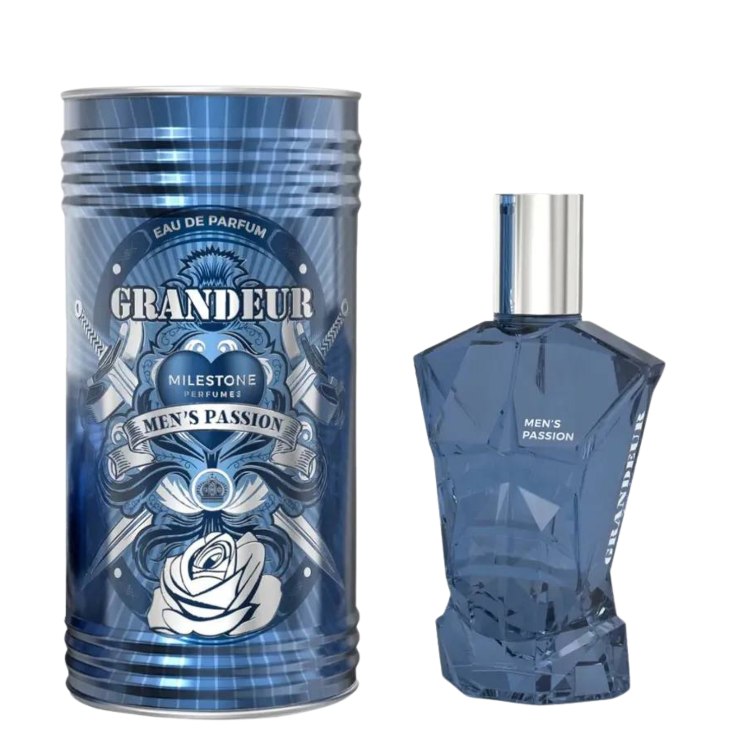 בושם לגבר Grandeur Men’s Passion מבית Milestone Perfumes | או דה פרפיום E.D.P | מ"ל 100 | בהשראת לה מאל של ז'אן פול גוטייה
