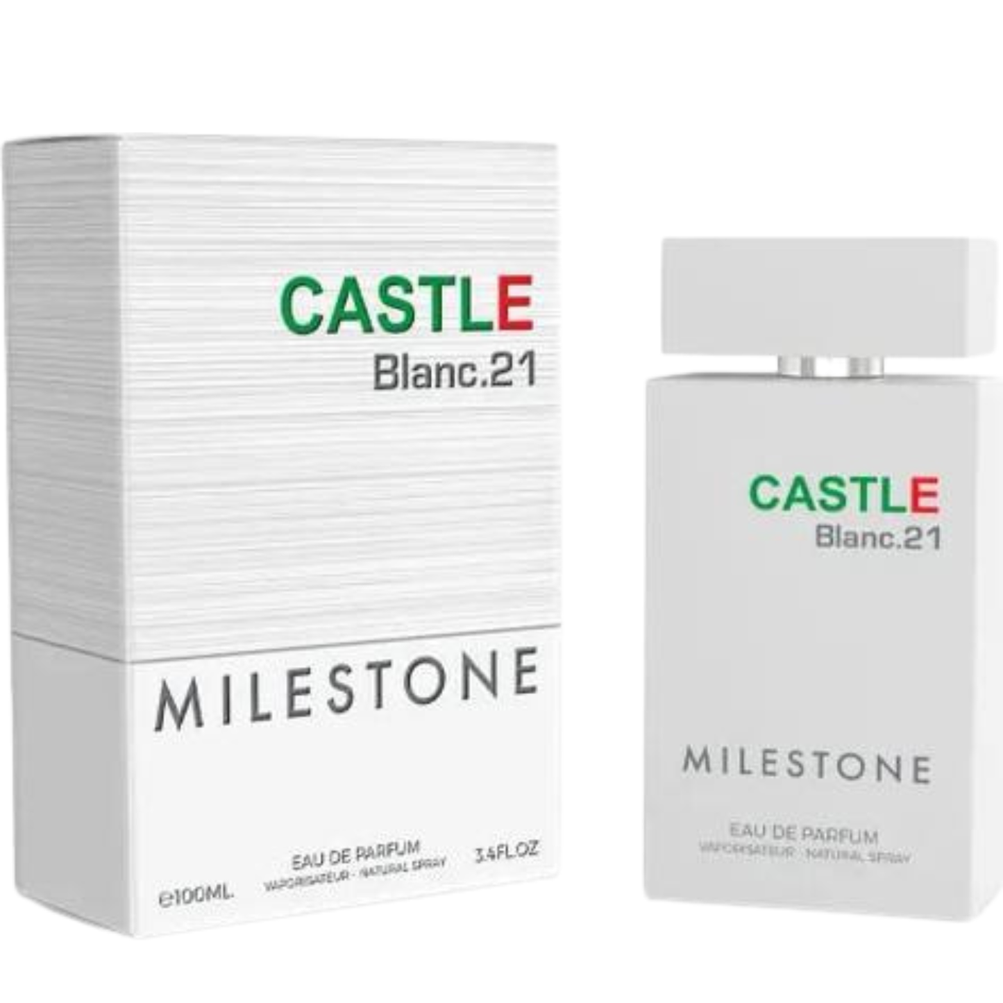 בושם לגבר Castle Blanc.21 מבית Milestone | או דה פרפיום | מ"ל 100 | בהשראת לה קוסט בלנק L.12.12