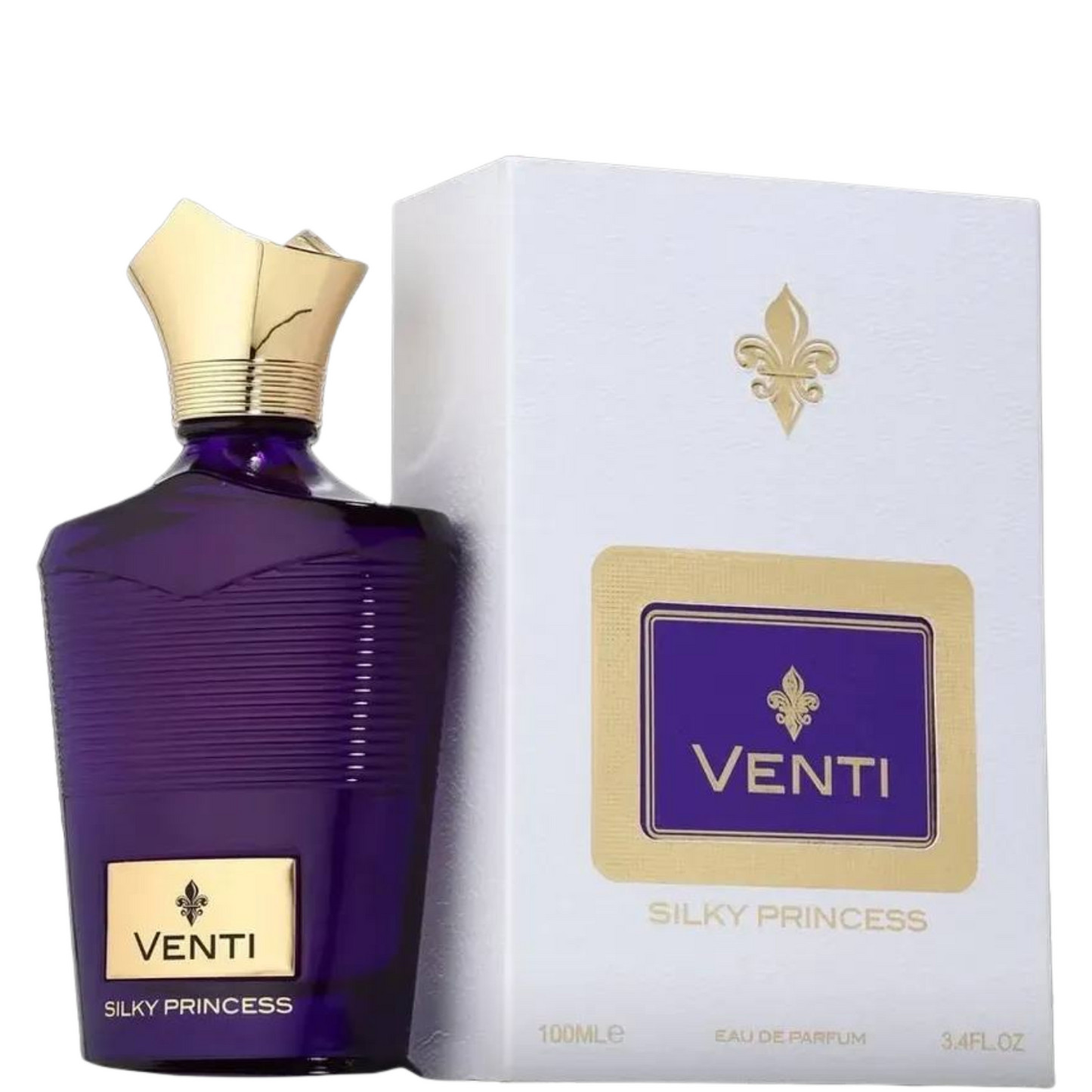 בושם לאישה Venti Silky Princess מבית Fragrance World | או דה פרפיום E.D.P | מ”ל  100 | בהשראת קווין אוף סילק של קריד