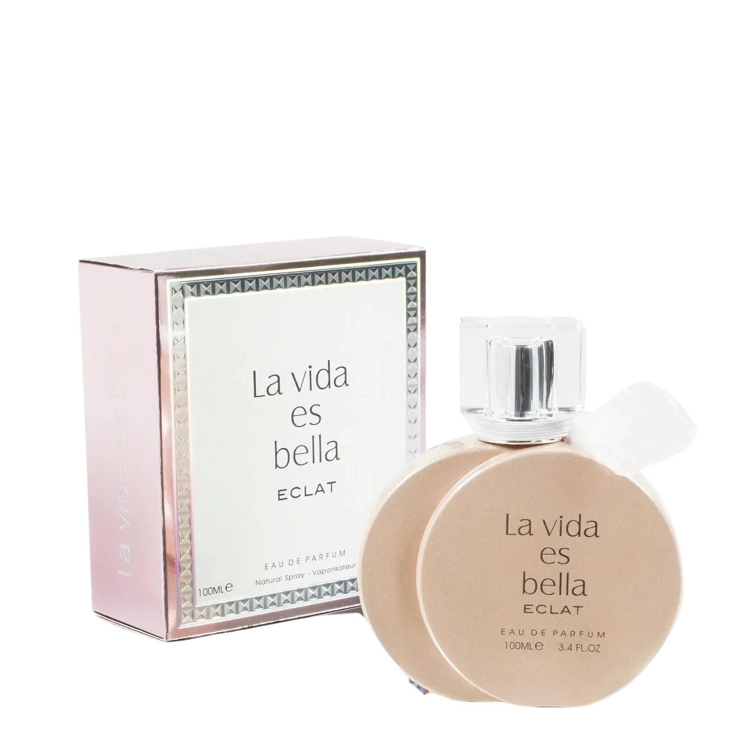 בושם לאישה  La Vida Es Bella Eclat מבית  Fragrance World | או דה פורפיום E.D.P | מ"ל 100 | בהשראת לה וי אה בל אקלט של לנקום