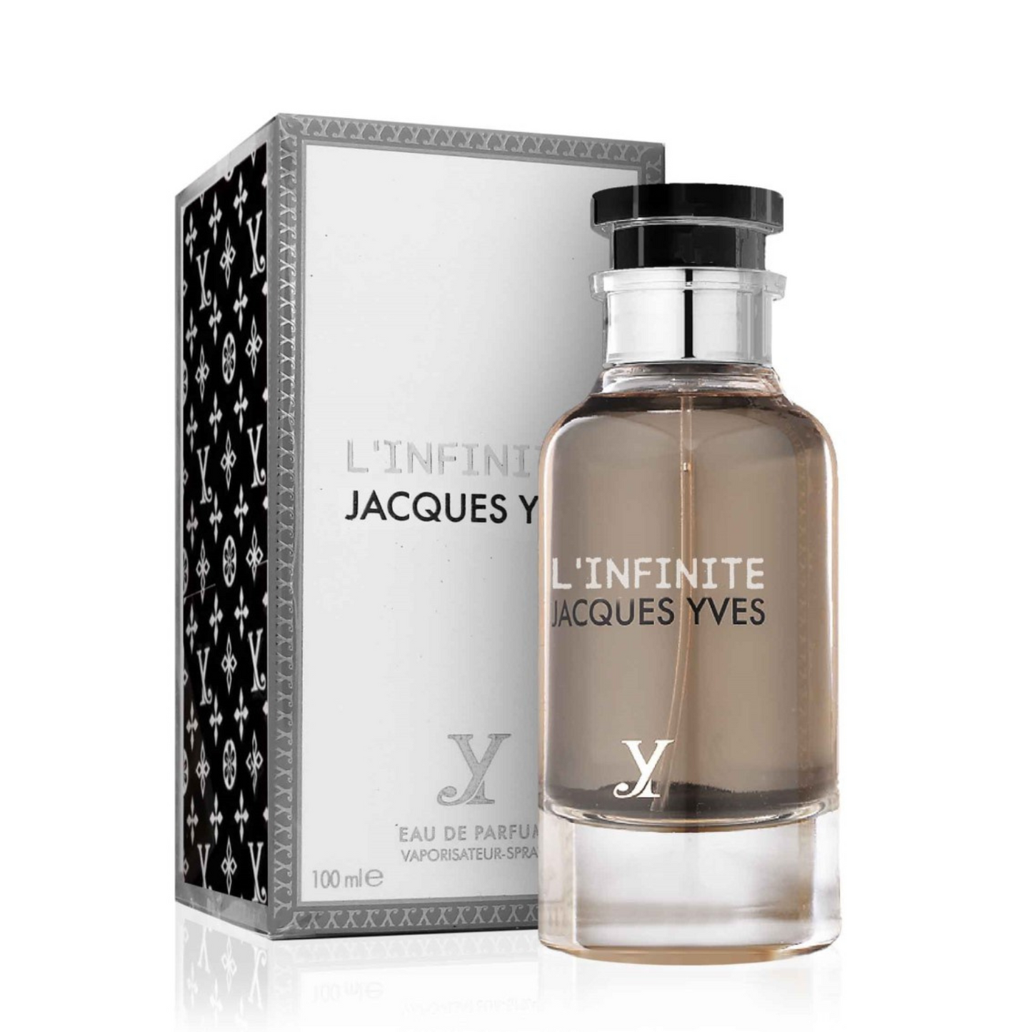 בושם לגבר L’infinite Jacques Yves מבית Fragrance World | או דה פורפיום E.D.P | מ"ל 100 | בהשראת לימנסייט של לואי ויטון