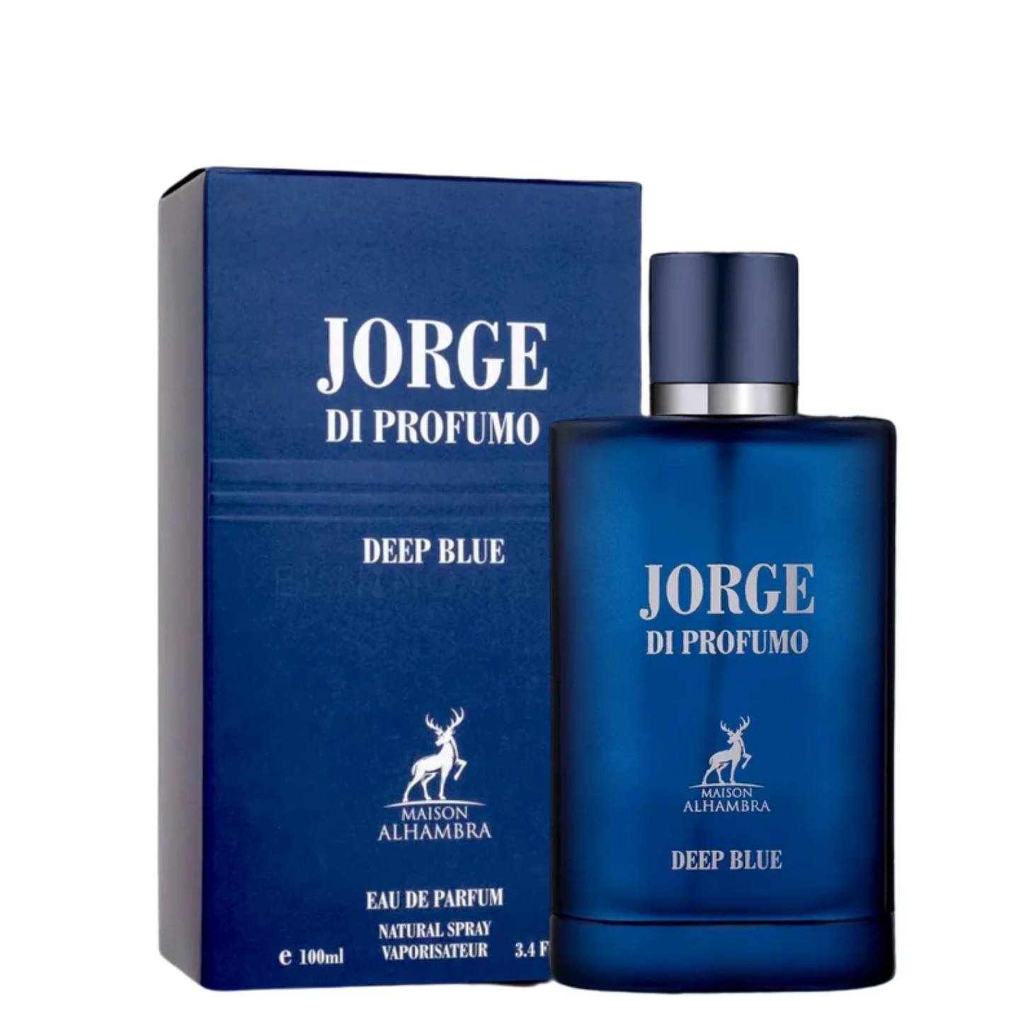 בושם לגבר Jorge Di Profumo Deep Blue מבית Maison Alhambra | או דה פורפיום E.D.P | מ"ל 100 | בהשראת אקווה די ג'יו פרופומו כחול של ג'ורג'ו ארמני