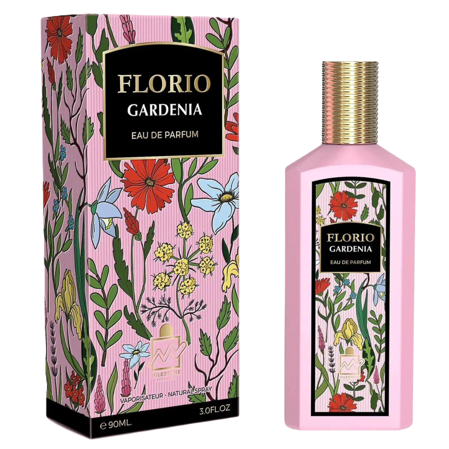 בושם לנשים Florio Gardenia מבית Milestone Perfumes | או דה פרפיום E.D.P | מ"ל 100 | בהשראת  גוצ'י פלורה