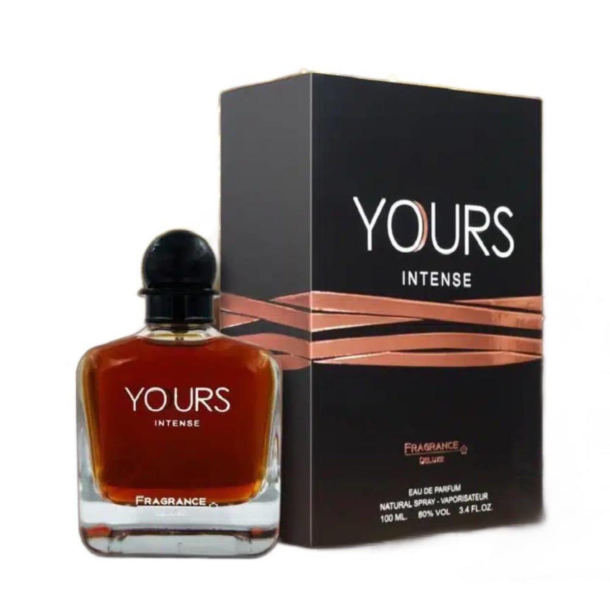בושם לגבר Yours Intense מבית Fragrance Deluxe  | אן דה פורפיום E.D.P | מ"ל 100 | בהשראת ארמני יו סטרונגר ויט יו